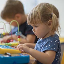 Concentration d'un enfant